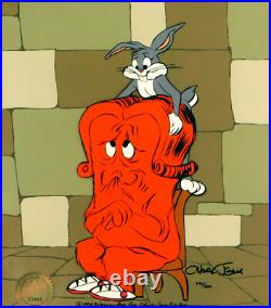 BUGS BUNNY GOSSAMER Chuck Jones Signed Cel Limited Edition Art Cell Haredresser