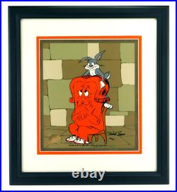 BUGS BUNNY GOSSAMER Chuck Jones Signed Cel Limited Edition Art Cell Haredresser