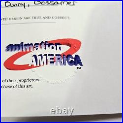 BUGS BUNNY GOSSAMER Chuck Jones Signed Cel Limited Edition Art Cell Haredresser