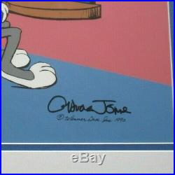 BUGS BUNNY Mirror SIGNED CHUCK JONES Warner Brothers Limited Edition Cel FRAMED