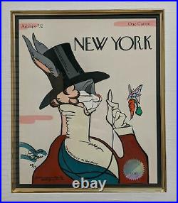 BUGS BUNNY NEW YORK Chuck Jones SIGNED Limited Edition /117 Sericel SCARCE