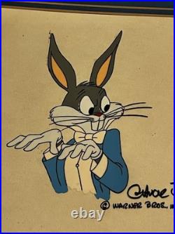 BUGS BUNNY Production Cel Signed By CHUCK JONES Looney Tunes 1978