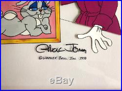 BUGS BUNNY/ROAD RUNNER MOVIE 1979 Original Production Cel Signed Chuck Jones
