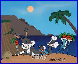 BUGS BUNNY Sand Tropez Bunny RARE Warners Ltd Ed CEL Signed CHUCK JONES