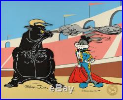 BULLY FOR BUGS SIGNED CHUCK JONES Warner Brothers Limited Edition Cel FRAMED