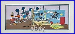 Birth of a Notion Framed Signed Chuck Jones WB Cel Bugs Bunny, Rare #d 243/500