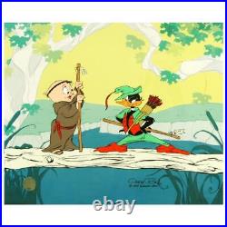 Buck and a Quarter Staff CHUCK JONES Animation Cel #d HAND SIGNED with COA