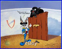 Bug Bunny Gully Bull Signed Chuck Jones Cel Warner Bros Limited Edition COA