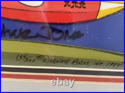 Bugs And Marvin Duck Dodgers Limited Edition Of 200 Animation Cel Very Rare 1984