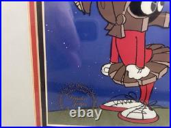 Bugs And Marvin Duck Dodgers Limited Edition Of 200 Animation Cel Very Rare 1984
