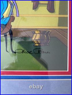 Bugs Bunny ALL-IN Chuck Jones SIGNED Cel Poker LIMITED /250, Frame + COA
