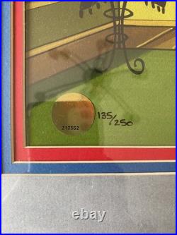 Bugs Bunny ALL-IN Chuck Jones SIGNED Cel Poker LIMITED /250, Frame + COA