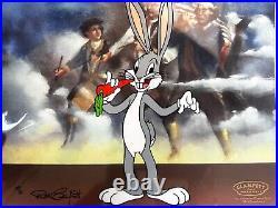 Bugs Bunny Animation Cell Freedom Man Hand Signed by Ruth Clampett Limited 57/76