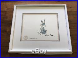 Bugs Bunny Animation Production Cel Signed by Chuck Jones