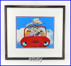 Bugs Bunny & Bride CHUCK JONES Limited Edition Signed Cel Art Just Married
