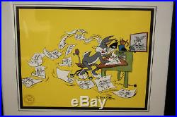Bugs Bunny- Bugs Director-Chuck Amuk- Limited Edition Cel Signed By Chuck Jones