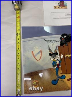 Bugs Bunny Bugs & Gulli Bull Chuck Jones Signed Animation Cel Artist Proof