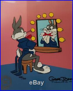Bugs Bunny- Bugs in the Mirror- Limited Edition Cel Signed By Chuck Jones