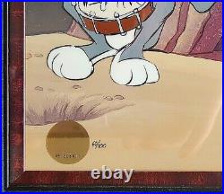 Bugs Bunny Cartoon Warner Bro Chuck Jones Animation signed 60/100 Cel Cell COA