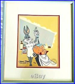 Bugs Bunny Cel Elmer Fudd Rabbit Of Seville II Signed Chuck Jones Warner Bros