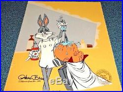 Bugs Bunny Cel Elmer Fudd Rabbit Of Seville II Signed Chuck Jones Warner Bros