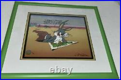 Bugs Bunny Cel Left At Albuquerque Rare Warner Brothers Chuck Jones Signed Cell