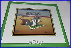 Bugs Bunny Cel Left At Albuquerque Rare Warner Brothers Signed Chuck Jones