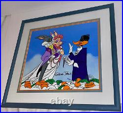 Bugs Bunny Cel Warner Bros Daffy Duck Marriage Made In Heaven Signed Chuck Jones