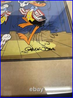 Bugs Bunny Cel Warner Bros Daffy Duck Show Time Signed Chuck Jones Cell Looney