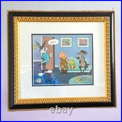 Bugs Bunny Cel Warner Bros Wile E Coyote Tweety Next Signed Chuck Jones 203/500