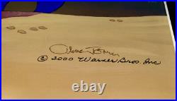 Bugs Bunny Cel Warner Brothers High Strung Signed Chuck Jones Rare Edition