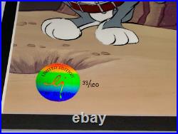 Bugs Bunny Cel Warner Brothers High Strung Signed Chuck Jones Rare Edition