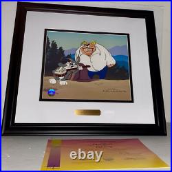 Bugs Bunny Cel Warner Brothers High Strung Signed Chuck Jones Rare Edition