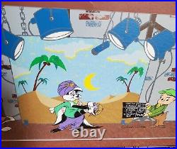 Bugs Bunny Cel Warner Brothers Soundstage Pepe Rare Signed Chuck Jones Cell