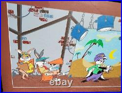 Bugs Bunny Cel Warner Brothers Soundstage Pepe Rare Signed Chuck Jones Cell
