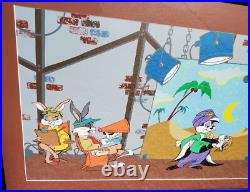 Bugs Bunny Cel Warner Brothers Soundstage Pepe Rare Signed Chuck Jones Cell