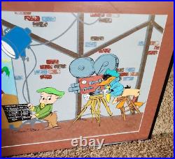 Bugs Bunny Cel Warner Brothers Soundstage Pepe Rare Signed Chuck Jones Cell