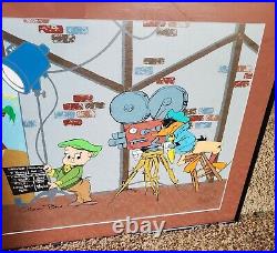 Bugs Bunny Cel Warner Brothers Soundstage Pepe Rare Signed Chuck Jones Cell