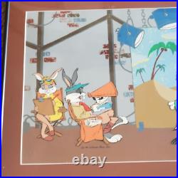 Bugs Bunny Cel Warner Brothers Soundstage Pepe Rare Signed Chuck Jones Cell Bugs Bunny Cel Warner Brothers Soundstage Pepe Rare Signed Chuck Jones Cell