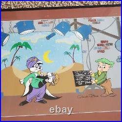 Bugs Bunny Cel Warner Brothers Soundstage Pepe Rare Signed Chuck Jones Cell