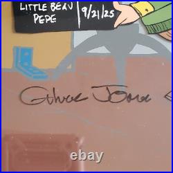 Bugs Bunny Cel Warner Brothers Soundstage Pepe Rare Signed Chuck Jones Cell Bugs Bunny Cel Warner Brothers Soundstage Pepe Rare Signed Chuck Jones Cell