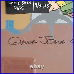 Bugs Bunny Cel Warner Brothers Soundstage Pepe Rare Signed Chuck Jones Cell