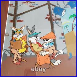 Bugs Bunny Cel Warner Brothers Soundstage Pepe Rare Signed Chuck Jones Cell