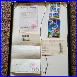 Bugs Bunny Cel Warner Brothers Soundstage Pepe Rare Signed Chuck Jones Cell Bugs Bunny Cel Warner Brothers Soundstage Pepe Rare Signed Chuck Jones Cell