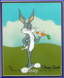 Bugs Bunny Chuck Jones Cel Signed Limited Edition Art 1980 Looney Tunes Cell