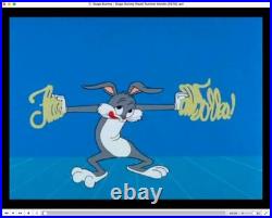 Bugs Bunny Chuck Jones SIGNED Original Production Cel Looney Tunes WB 1979 C-AT Bugs Bunny Chuck Jones SIGNED Original Production Cel Looney Tunes WB 1979 C-AT