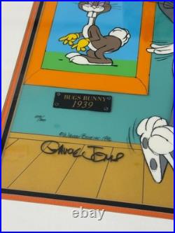 Bugs Bunny Chuck Jones Signed LE /200 Animation Cel Warner Bros 1986