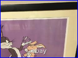 Bugs Bunny Collectible Chuck Jones Hand Signed Numbered Print 1991 905/1000