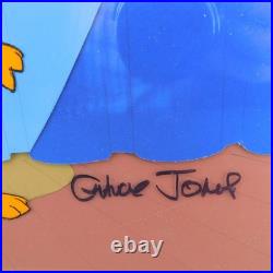 Bugs Bunny Daffy Duck Cel Chuck Jones Signed 1979 Warner Bros. Looney Tunes Art