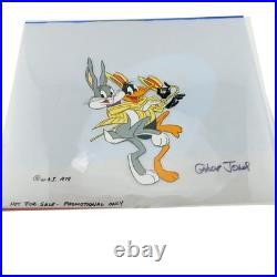 Bugs Bunny Daffy Duck Cel Chuck Jones Signed 1979 Warner Bros. Looney Tunes Art